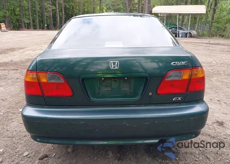 2000 Honda Civic Ex z USA, uszkodzony, nr VIN 1HGEJ8649YL065758